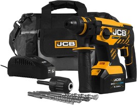 Jcb Tools - Jcb 20V Cordless Brushless Sds Rotary Impact Hammer, Core Cutting - £140.70 GBP