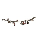 Dog  Lover Theme Charm Bracelet 7.5 inches long Stainless  Jewelry - £13.09 GBP