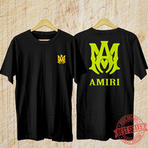 Amiri MA Core Yellow Logo Men&#39;s T-shirt black Size S-5XL - £21.58 GBP+