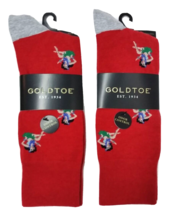 ( 2 PAIR ) Gold Toe Men&#39;s Fresh Odor Control 24/7 Socks Shoe Sz  6-12 1/... - £9.27 GBP