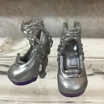 Monster High Doll Shoes Ghouls Night Out Spectra Gray Purple Heels - £6.18 GBP