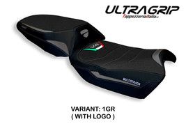 Ducati Multistrada V4 V4S Seat Cover Tappezzeria 2021-2023 Ultragrip Grey Black - £240.04 GBP