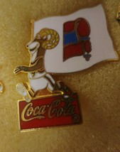 Coca-Cola1983 NATIONAL OLYMPIC SPORTS FESTIVAL Lapel Pin Festival Flag - $2.48