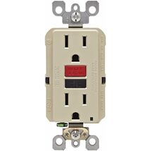 Leviton R71-GFNT1-0RI Co. TV207148 15A Ivy DPLX Receptacle - $29.18