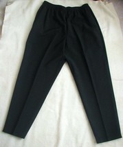 Vintage Counterparts II Black Elastic Waist Pull On Pants Size 18W Regular - $11.75