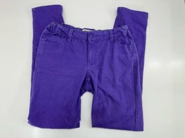 Cherokee Childrens Girls Jeans Size XL Purple Denim Adjustable Waist Pockets - £5.22 GBP