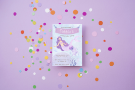 Mermaid Invitation | Pool Party | Girl Invitation | Editable | Download | Printa - £5.58 GBP