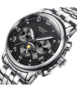 AESOP Watches Men Blue Automatic Mechanical Man Wrist Wristwatch Stainle... - £78.18 GBP