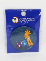 2002 Fifa World Cup Korea Japan Mascot Pin Badge Button (02) - Brand New - £9.50 GBP