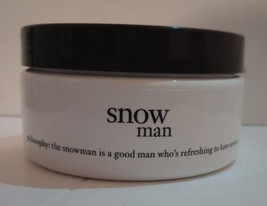 PHILOSOPHY ~ SNOW MAN GLAZED BODY SOUFFLE ~ 8 OUNCES ~ NOT SEALED~ NEW - £26.78 GBP