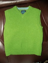 Mini Boden Green Lambswool Vest Size 3/4Y Boy&#39;s EUC - £19.03 GBP