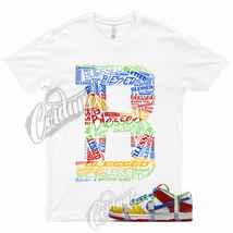 BLS T for Dunk Low SB Sandy Hyper Royal Mean Green Red Multicolor T Shirt Ebay - £18.30 GBP+