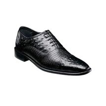 25527 Stacy Adams Leather Shoes Rodano Ostrich Lizard Print All Colors image 2