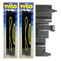 2pc TYCO Mattel HO Slot Car 15&quot; Straight SQUEEZE Daredevil Cut Off Track 6783 A+ - £7.85 GBP