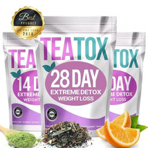 Greenpeople 28 Days Detoxtea Bags Colon Cleanse Fat Burning Weight Loss Products - £2.37 GBP+