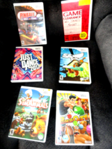 Nintendo Wii 6 Game Bundle Original Fun Interactive Video Games Disc In Box - £28.69 GBP
