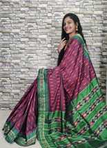 Fresh Fashion Alert: New Pure Ikat Silk Sarees Now Available - £280.45 GBP