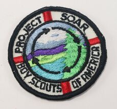 Vintage Twill T &amp; Embroidered Project Soar Boy Scouts of America BSA Pat... - $6.90