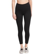 DKNY Womens Activewear Sport Fitness Running Athletic Leggings,Black Size Medium - £27.40 GBP