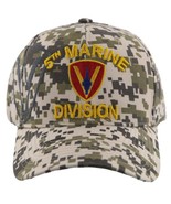 USMC 5th Marine Division &amp; logo on a camo ball cap - €17,36 EUR