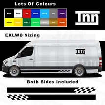Stickers For Mercedes Sprinter EXLWB Camper Van Side Graphics Stripes De... - $69.99+