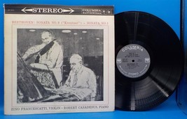 Zino Francescatti LP BEETHOVEN Sonata No 9 &amp; 1 NM EX Columbia MS 6125 St... - £7.89 GBP
