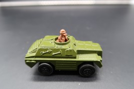 Vintage 1973 Lesney Matchbox Rolamatics No 28 STOAT Green Diecast Army Tank - $186.75 MXN