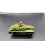 Vintage 1973 Lesney Matchbox Rolamatics No 28 STOAT Green Diecast Army Tank - $183.56 MXN