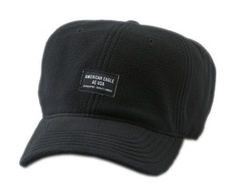 American Eagle Men&#39;s Fleece Strapback Hat, Black, One Size, 8993-6 - £15.53 GBP