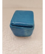 small hand made ceramic trinket box - $22.00