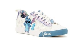 Women&#39;s Disney Stitch Low Top Lace Up Sneaker, Blue Size 11 - $49.49