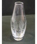 Cut Glass vase Lenox USA crystal loving birds - £10.43 GBP