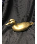 Brass Duck Statute Paperweight Vintage Kg D3 - €21,39 EUR
