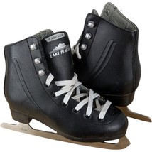 Black BOYS FIGURE SKATES SIZE 2 LAKE PLACID CASCADE 5070-6643 19017 Lace Up - $34.65