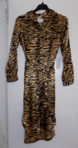 New Truly 4 You Tiger Print Women Dress Jungle Party Print Size Xl - £38.58 GBP