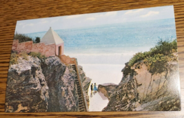 Bermuda-A secluded cove on the island-Pan Am Airlines Postcard-Unposted - £6.64 GBP