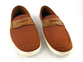 Cole Haan Mesh Slip-On Boat Loafers Shoes Rust Size 12 M - £19.41 GBP
