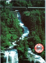 Pitchfork Falls along White Pass and Yukon Route Alaska Postcard - £4.12 GBP