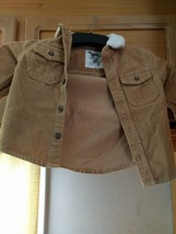 Girls Jackets F&amp;F Size 12-18 Months Cotton Beige Jacket - £7.19 GBP