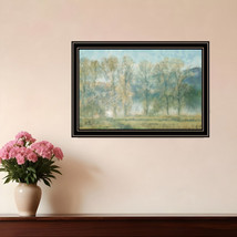 Peaceful Tree Line Black Framed Print Wall Art - $137.49