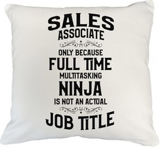 Make Your Mark Design Sales Associate White Pillow Cover for Marketing O... - $24.74+