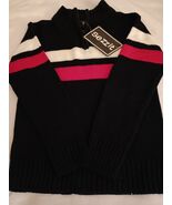 Sezzit - Boys Sweater Turtle Neck Long Sleeves Black, White &amp; Red - Size... - $15.40 CAD