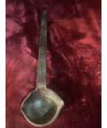 Vintage 15” CAST IRON BLACKSMITH SMELTING LADLE DOUBLE SPOUT - $34.65