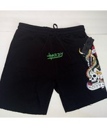 NWT Ed Hardy Blue Men’s Fleece Short NYC/Eagle/Skull/Snake/Heart Black S... - $60.90 CAD