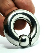 Prince Albert Easy Fit Heavy 43mm BCR Ring 0000g (12mm) 14mm Ball Closure Ring - $31.85