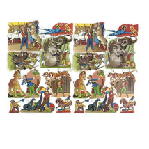 Vintage EAS Germany Die Cut Scrap Ganzbilder Oblaten 3085 Circus Single ... - $15.79