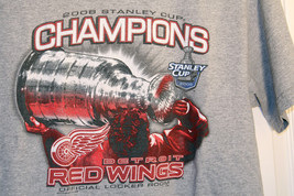 Youth T Shirt 2008 Stanley Cup Champions Nhl Detroit Red Wings - $7.70
