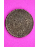 High Grade 1865 Indian Head Cent Penny Guaranteed Authentic &amp; Genuine Co... - $82.04 CAD