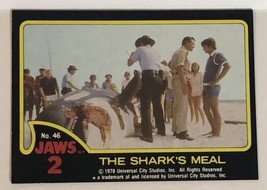 Jaws 2 Trading cards Card #46 Roy Scheider - £1.55 GBP