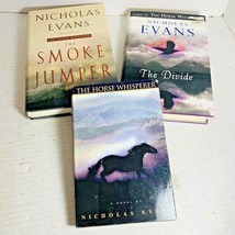 3 Nicholas Evans Hc Dj Romance Books Smoke Jumper Horse Whisperer Divided Used - £6.28 GBP